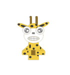 Big eyes giraffe LULU（個別スタンプ：19）