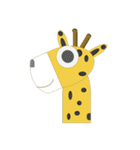 Big eyes giraffe LULU（個別スタンプ：26）