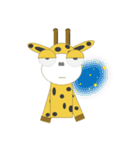 Big eyes giraffe LULU（個別スタンプ：37）