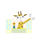 Big eyes giraffe LULU（個別スタンプ：38）