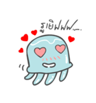 Jellyfish somersault（個別スタンプ：4）
