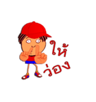 Mr. Red Hat（個別スタンプ：34）