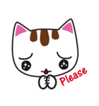 しろちゃん 白猫（個別スタンプ：4）