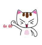 しろちゃん 白猫（個別スタンプ：5）
