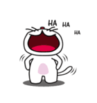 しろちゃん 白猫（個別スタンプ：19）