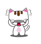 しろちゃん 白猫（個別スタンプ：34）