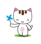 しろちゃん 白猫（個別スタンプ：40）