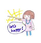 let's happy！（個別スタンプ：1）