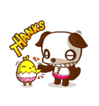 The Pandy Dog and Big Little Chick（個別スタンプ：23）