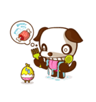 The Pandy Dog and Big Little Chick（個別スタンプ：30）