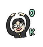どっかの中学校（個別スタンプ：17）