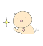 褒め上手！ブタサラリーマン！（個別スタンプ：5）