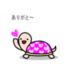 ふきだしカメたん（個別スタンプ：1）