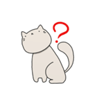無表情にゃんこ（個別スタンプ：5）