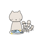 無表情にゃんこ（個別スタンプ：7）
