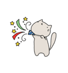 無表情にゃんこ（個別スタンプ：18）