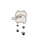 無表情にゃんこ（個別スタンプ：19）