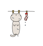 無表情にゃんこ（個別スタンプ：21）
