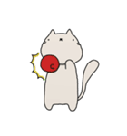 無表情にゃんこ（個別スタンプ：22）