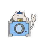 無表情にゃんこ（個別スタンプ：28）
