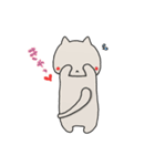 無表情にゃんこ（個別スタンプ：38）