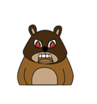 A Handsome Bear and A Lovable Bird（個別スタンプ：6）