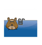 A Handsome Bear and A Lovable Bird（個別スタンプ：18）