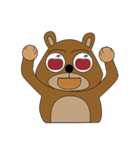 A Handsome Bear and A Lovable Bird（個別スタンプ：26）