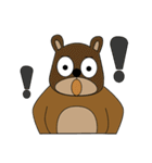 A Handsome Bear and A Lovable Bird（個別スタンプ：39）