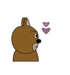 A Handsome Bear and A Lovable Bird（個別スタンプ：40）