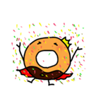 King Donut＆Ms.Cupcake（個別スタンプ：22）