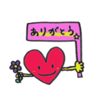 ほんわかハート（個別スタンプ：15）