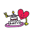 ほんわかハート（個別スタンプ：32）