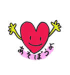 ほんわかハート（個別スタンプ：37）