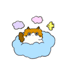ふわふわのかわいい猫と友達スタンプ（個別スタンプ：24）