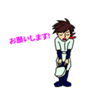 Baseball and soccer the shake.（個別スタンプ：1）