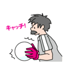 Baseball and soccer the shake.（個別スタンプ：27）