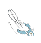 びわこすん(湖の妖怪だよ)（個別スタンプ：11）