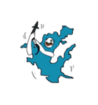 びわこすん(湖の妖怪だよ)（個別スタンプ：16）