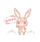 Flower Bunny（個別スタンプ：1）