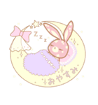 Flower Bunny（個別スタンプ：2）