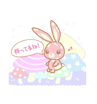 Flower Bunny（個別スタンプ：36）
