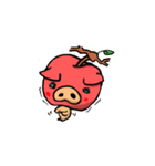 りんご豚（個別スタンプ：11）