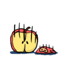 りんご豚（個別スタンプ：40）