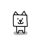 シンプル犬スタンプ（個別スタンプ：1）
