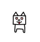 シンプル犬スタンプ（個別スタンプ：3）