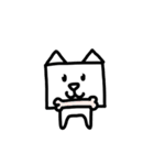 シンプル犬スタンプ（個別スタンプ：11）