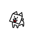 シンプル犬スタンプ（個別スタンプ：14）