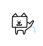 シンプル犬スタンプ（個別スタンプ：17）