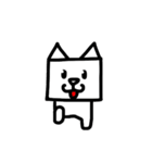 シンプル犬スタンプ（個別スタンプ：21）